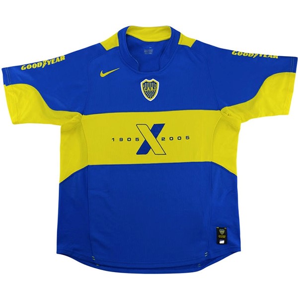 Authentic Camiseta Boca Juniors 1ª Retro 2005 Azul